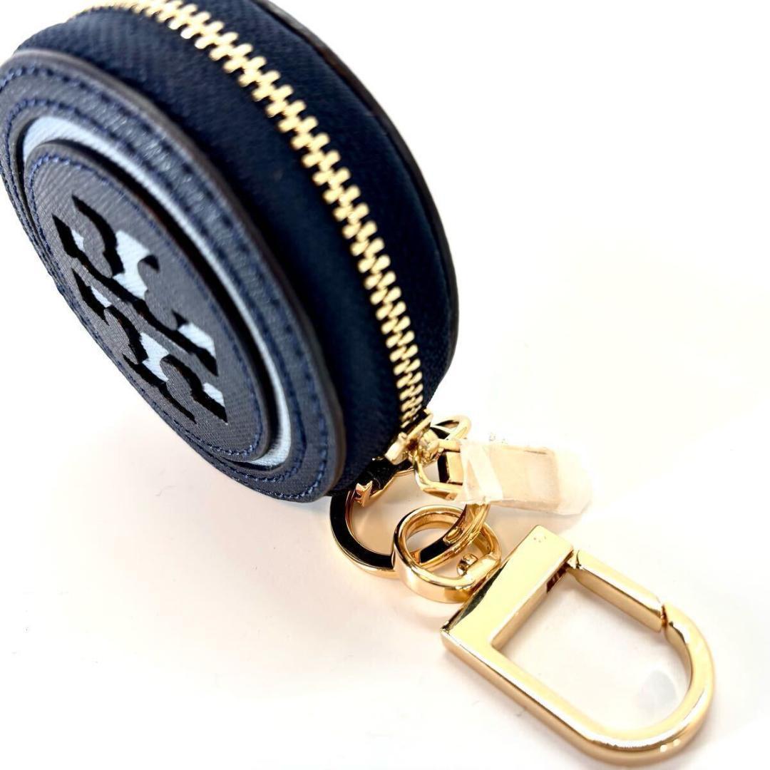 未使用 TORY BURCH トリーバーチ ケース ネイビー　レザー