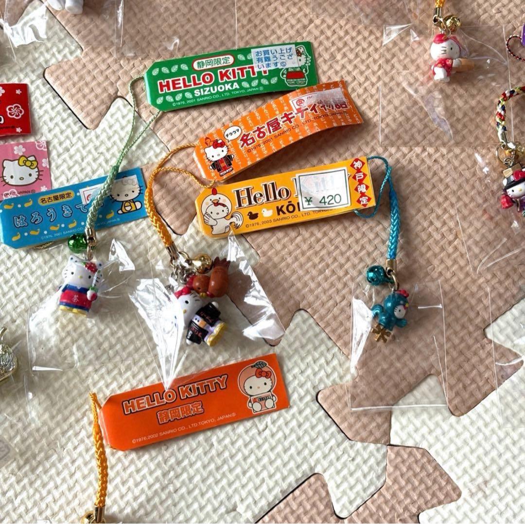 【まとめ売り】ハローキティ ご当地 キーホルダー ストラップ セット 18個