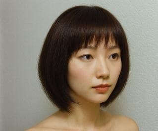 新品 人毛 ウィッグ 幅広人工皮膚付き ブラウン ストレート グラボブMサイズ