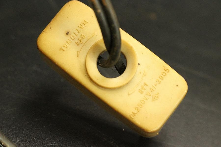 鉄製 吊り灯 和照明 吊り鎖付 時代物(A977)