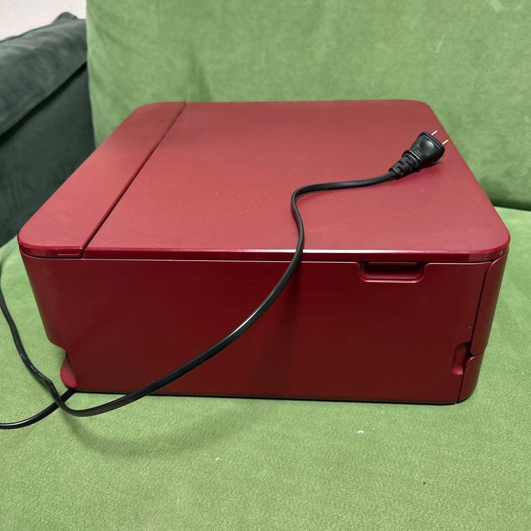 未開封インク付き EPSON EP-879AR プリンター レッド