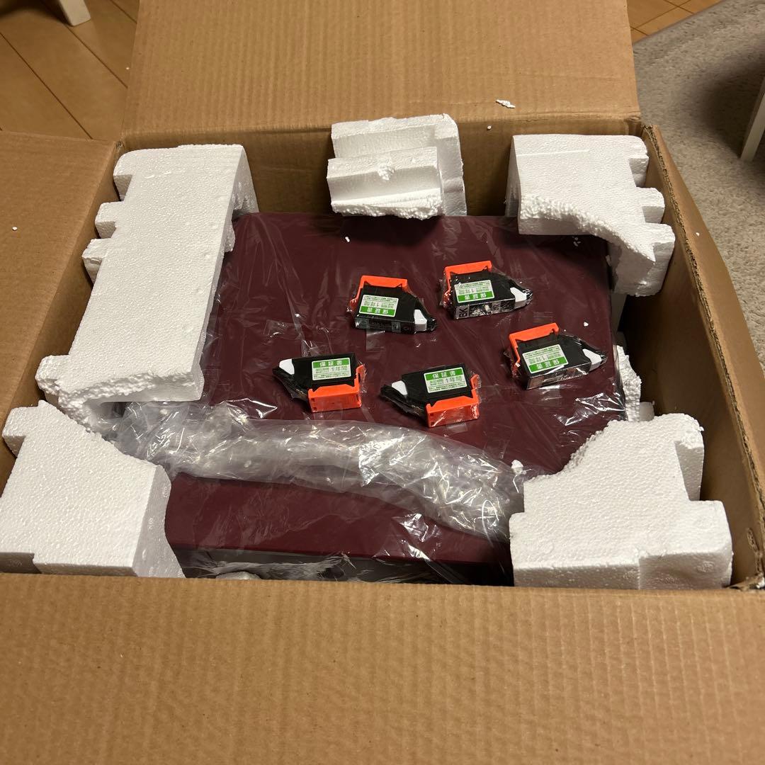 未開封インク付き EPSON EP-879AR プリンター レッド