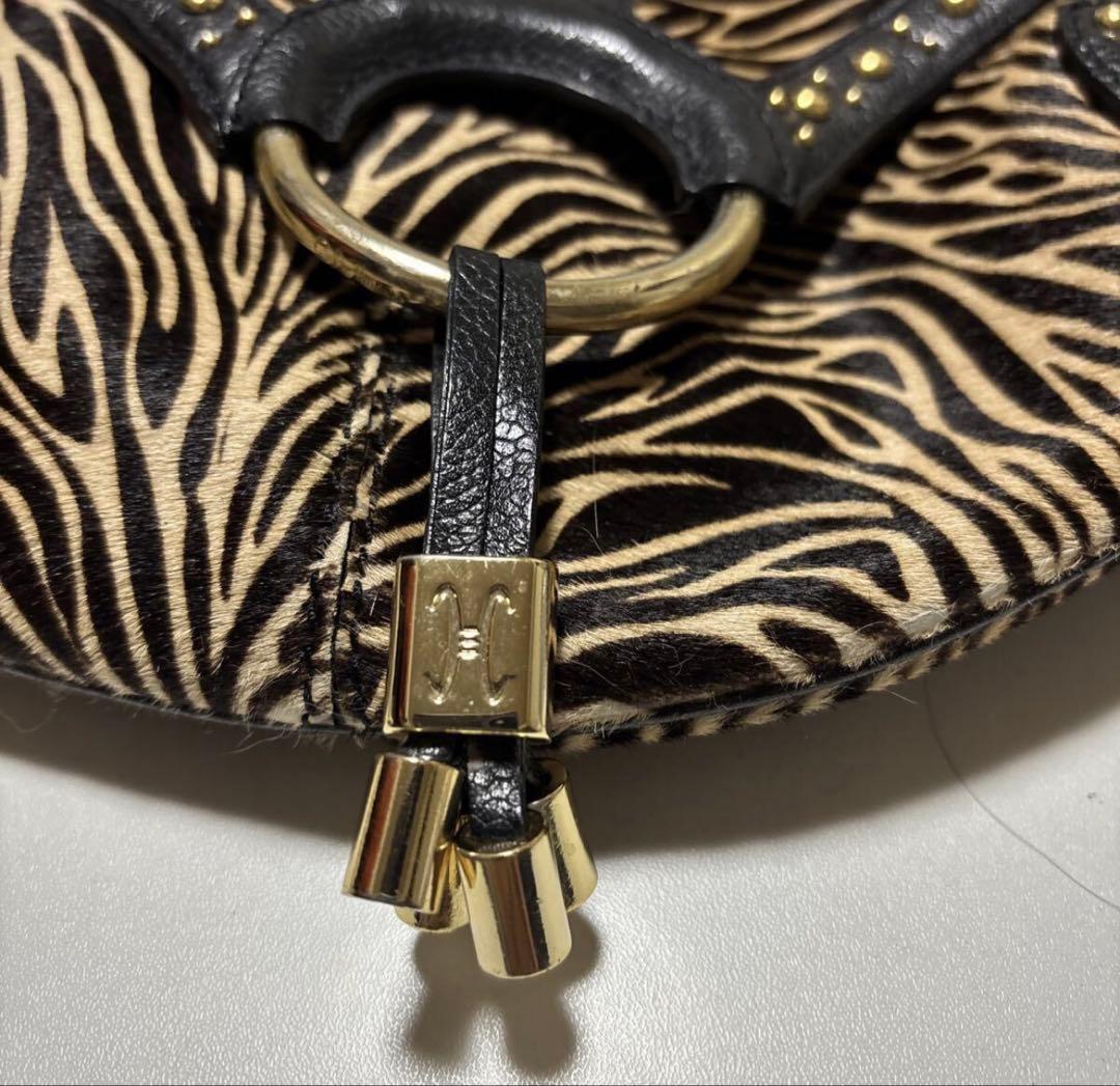 希少 コールハーン ゼブラ柄ハラコ バッグ