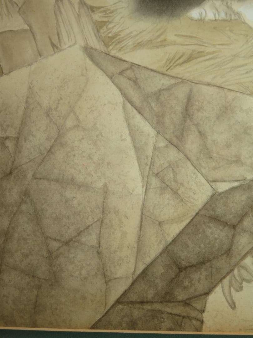 ◆ 米春茂（ライスチュンマオ）　題不明　中国画（水彩）　国家一級美術師　◆