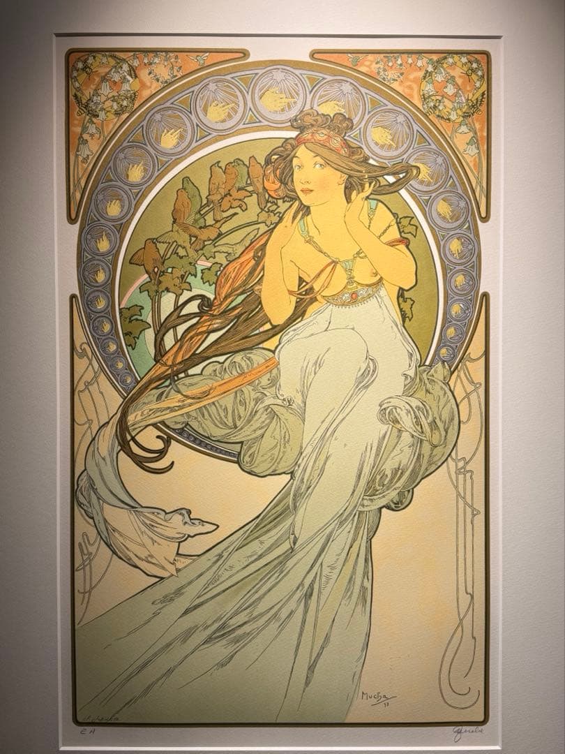 Alphonse Mucha 【四芸術 音楽】