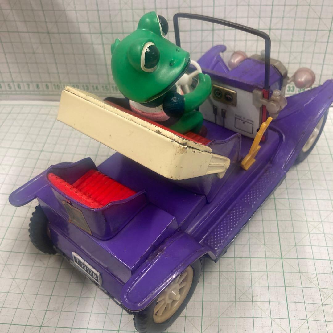 野村トーイ製ケロヨン自動車 No.1ブリキ玩具1968年頃に発売フリクション動力