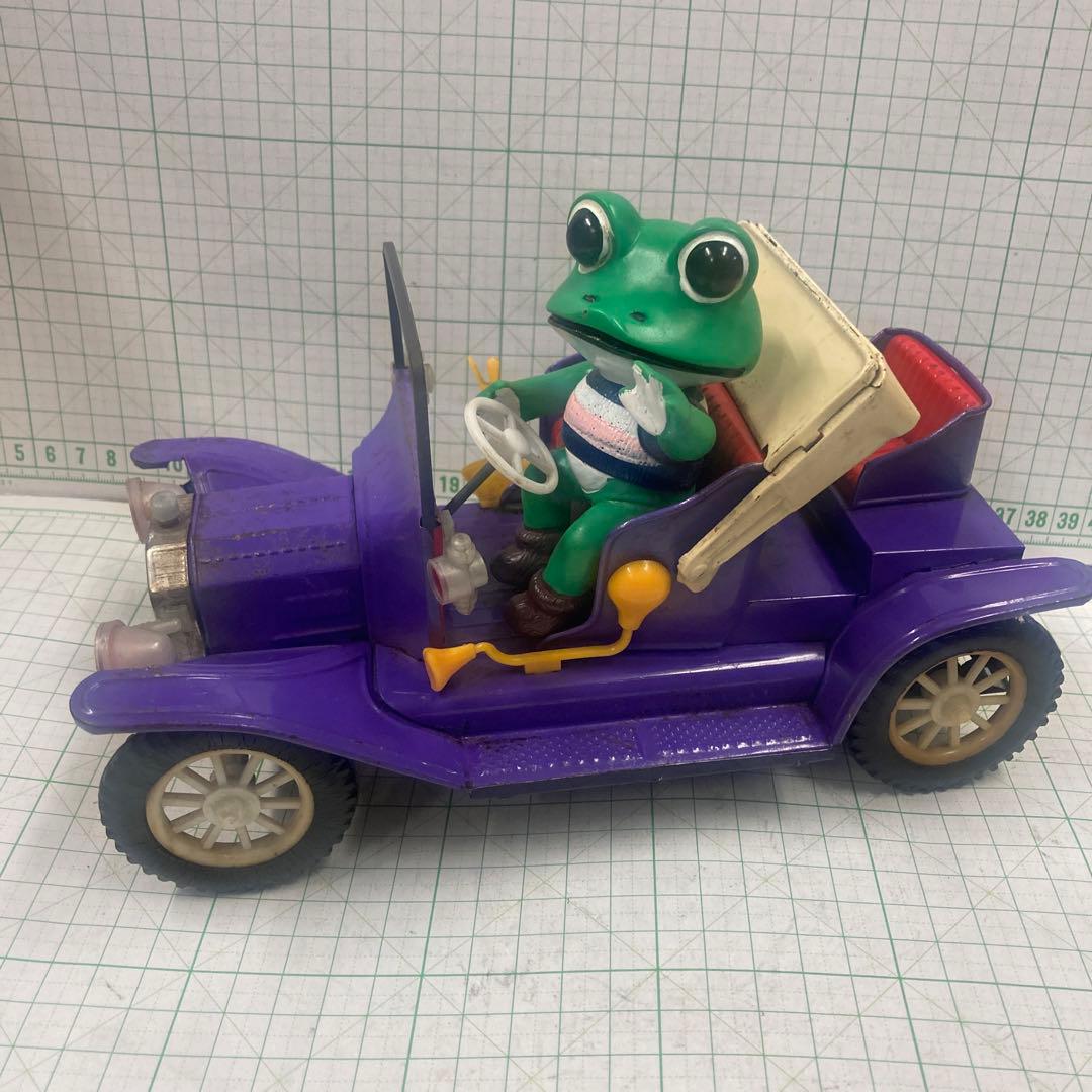 野村トーイ製ケロヨン自動車 No.1ブリキ玩具1968年頃に発売フリクション動力