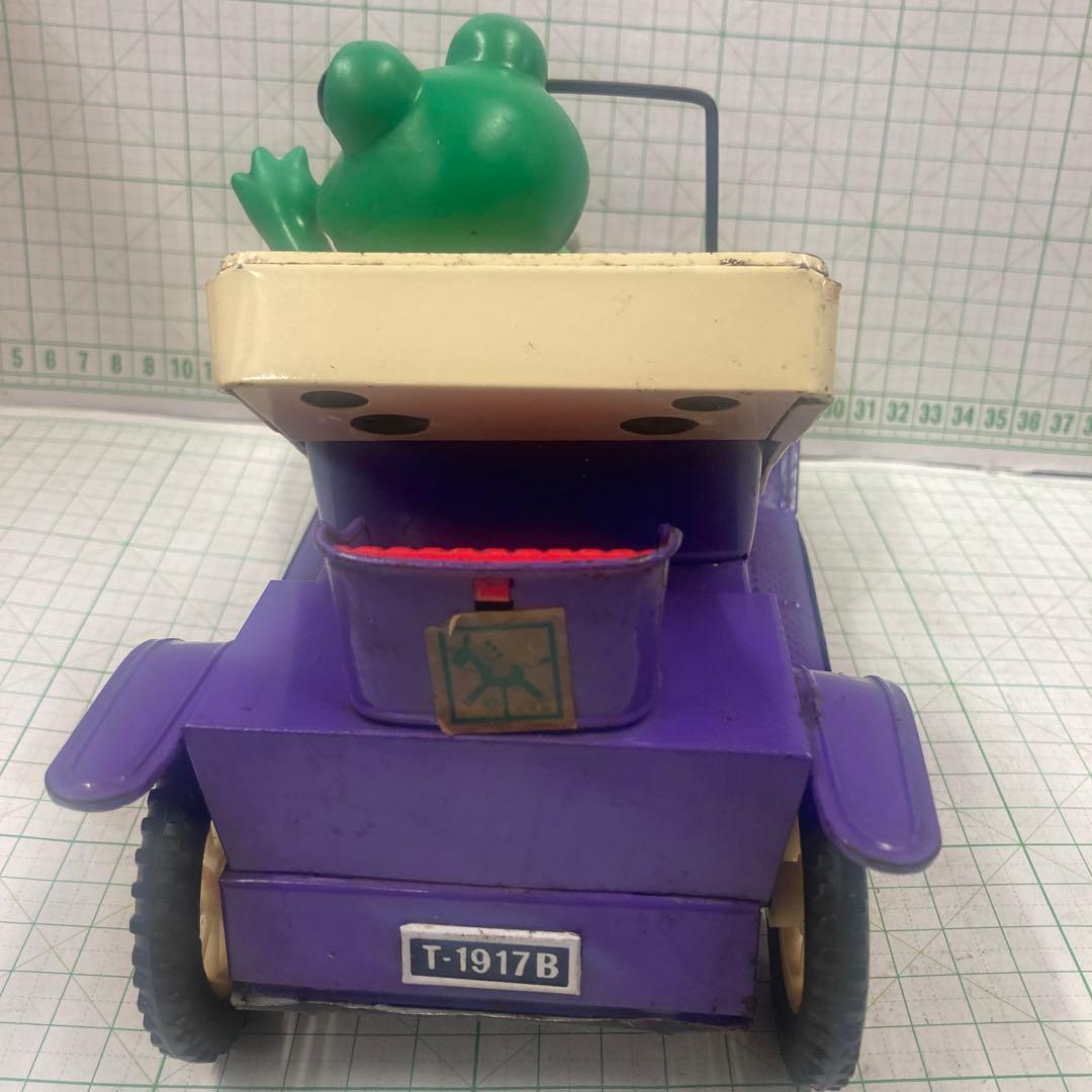 野村トーイ製ケロヨン自動車 No.1ブリキ玩具1968年頃に発売フリクション動力