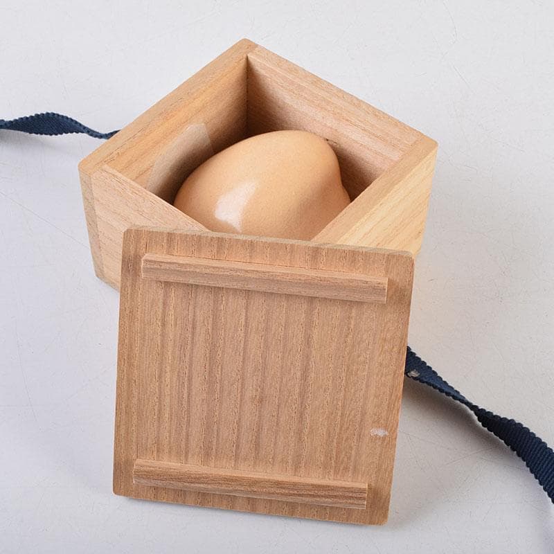 茶道具　萩焼　十二代　田原陶兵衛作　蛤香合　共布共箱　V　8754