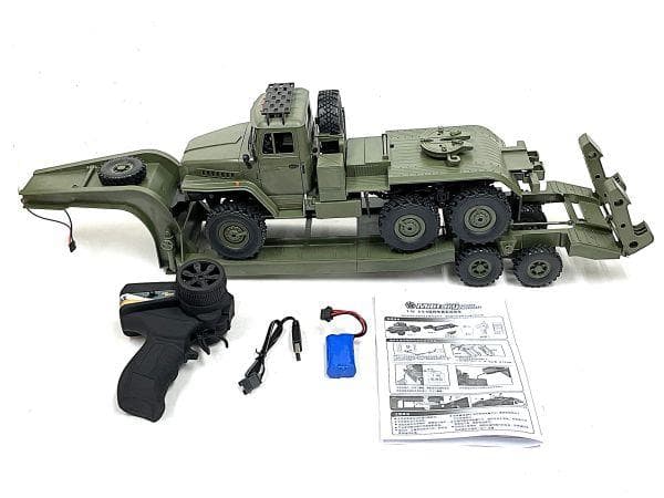 技術基準適合証明済 1/16 6WDミリタリー トレーラー WPL B36-3