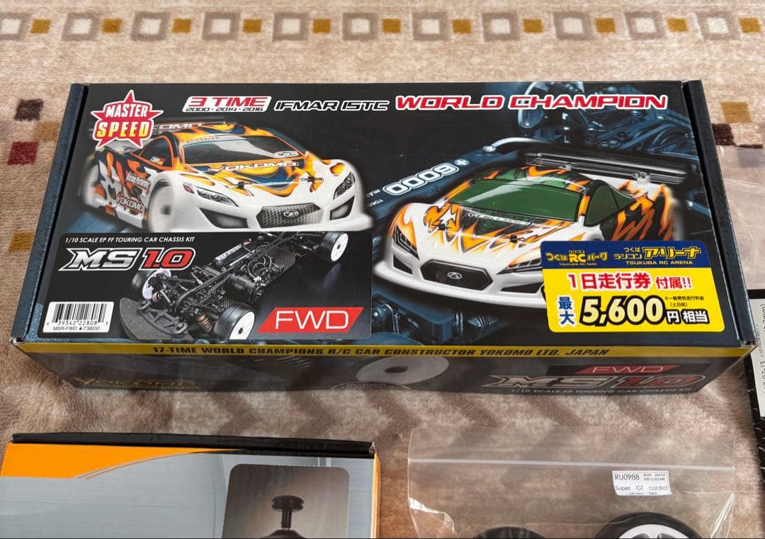 YOKOMO ヨコモ MS1.0 FWD キット/ボディ/バッテリー/回転速度計