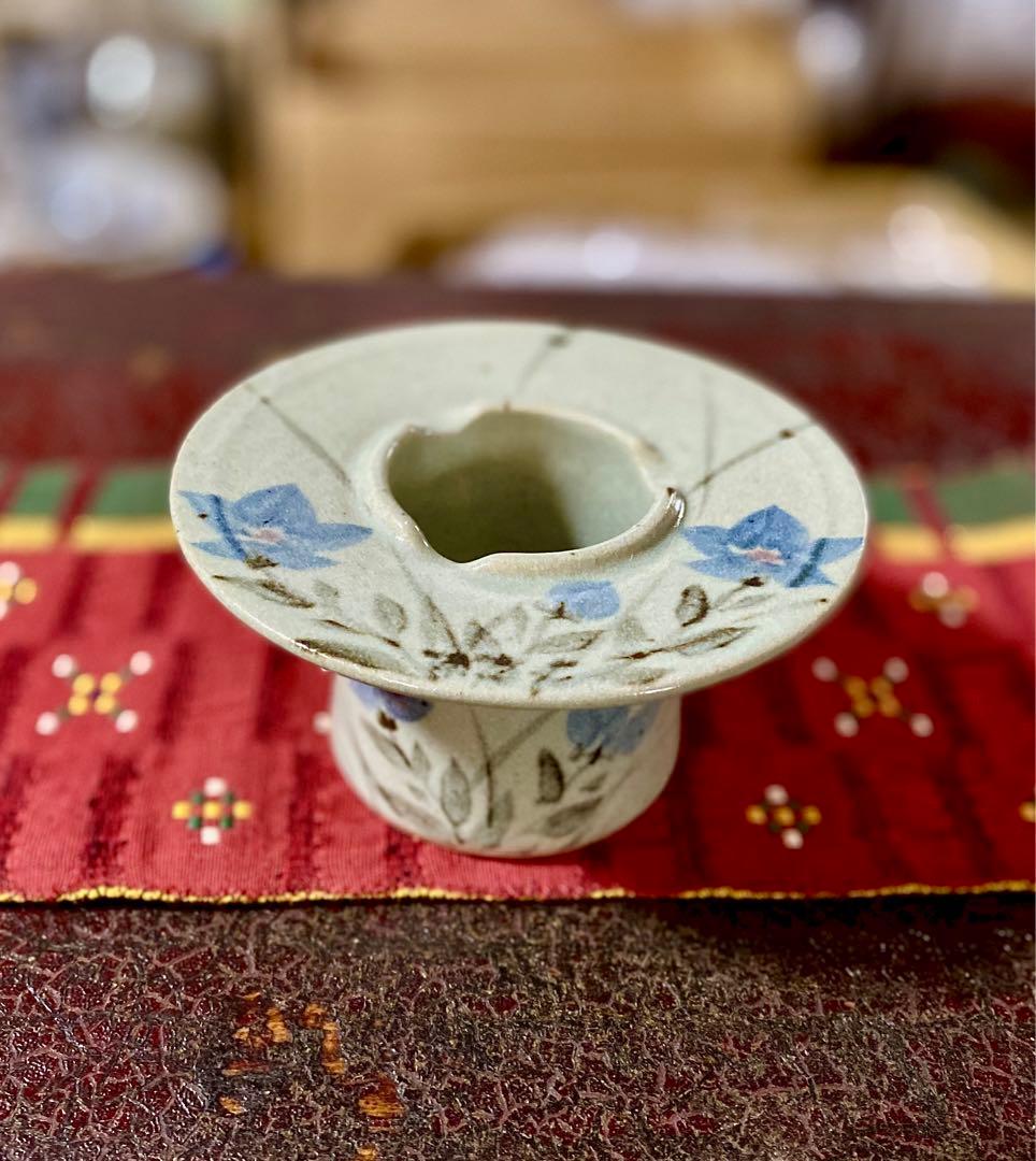 幸兵衛窯　加藤　雪兵衛　花紋　灰皿　無形文化財　骨董