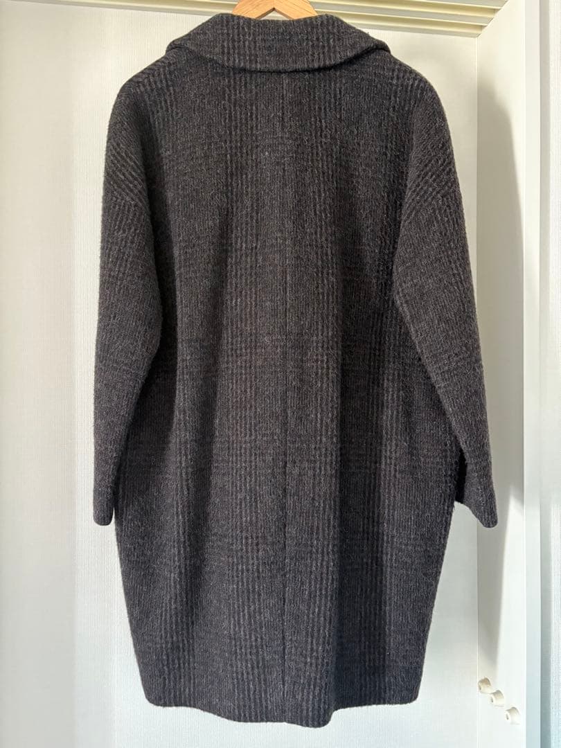 Deuxieme Classe ドゥーズィエムクラス　シャギーチェックコート