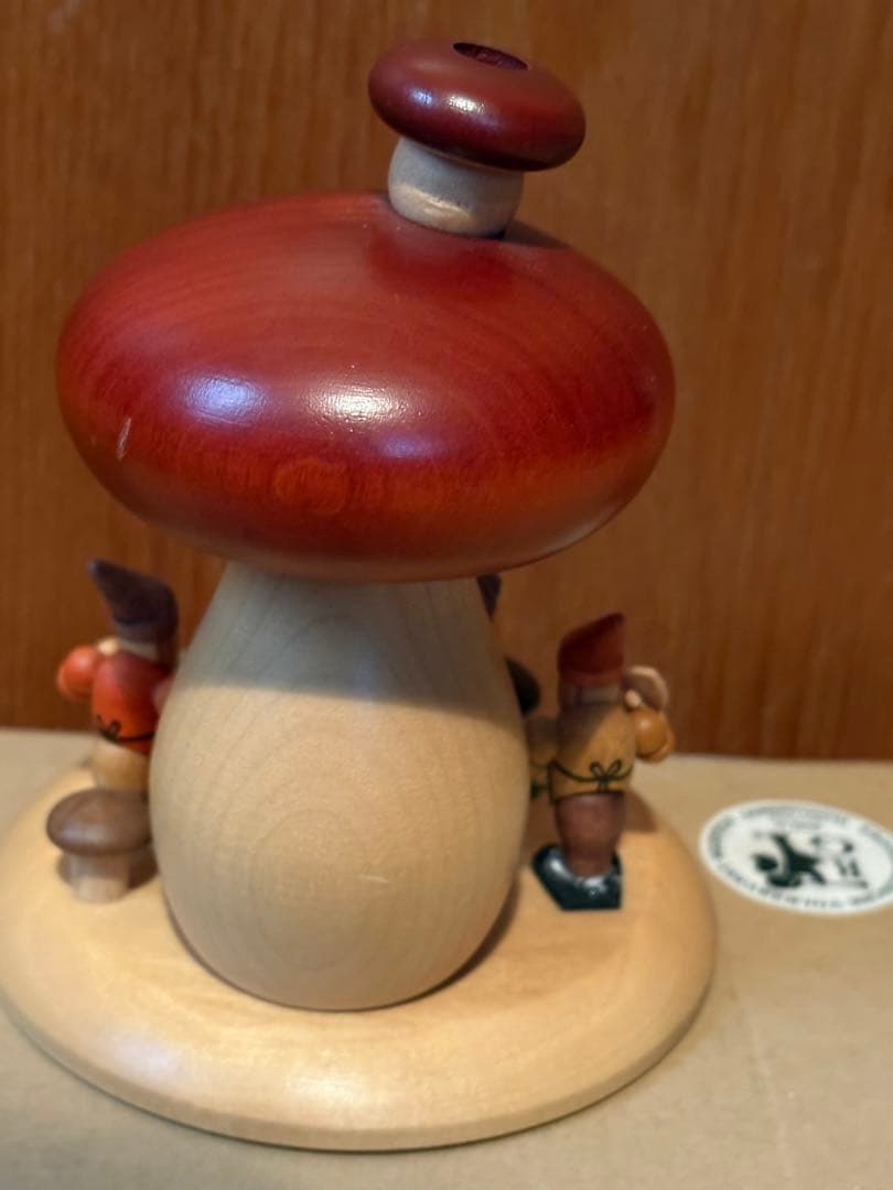 ドイツ製　ドイツ工芸品　煙出し人形　HANDARBEIT 未使用品　木製