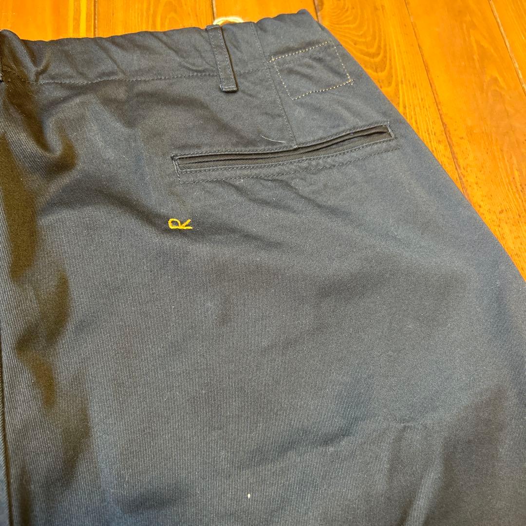 45R紺色双糸チノのポッポショートパンツ