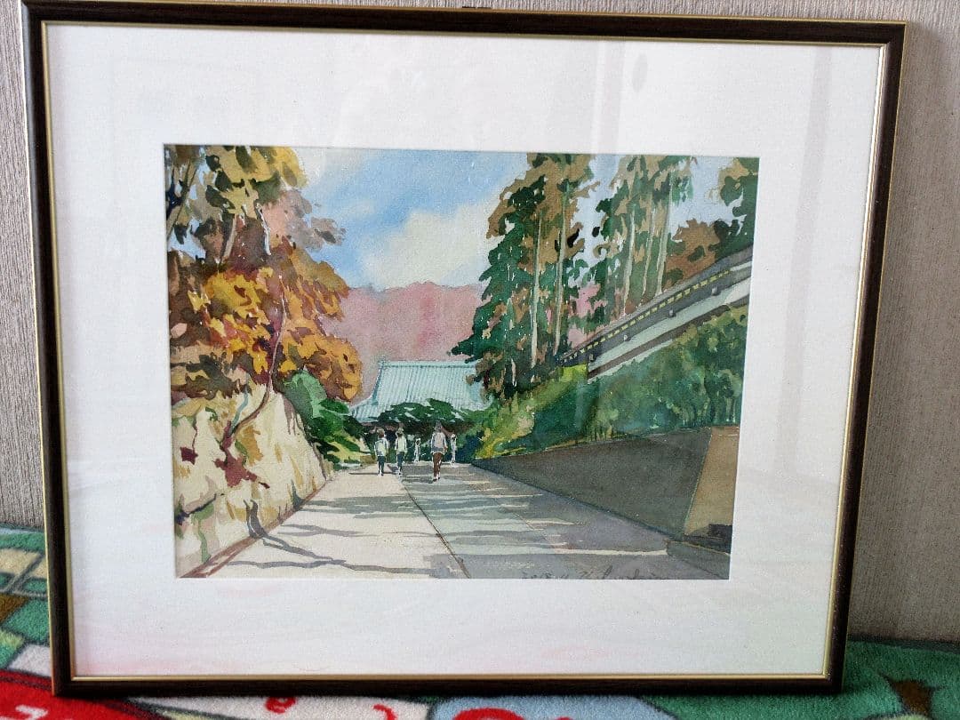 水彩画「鎌倉円覚寺」