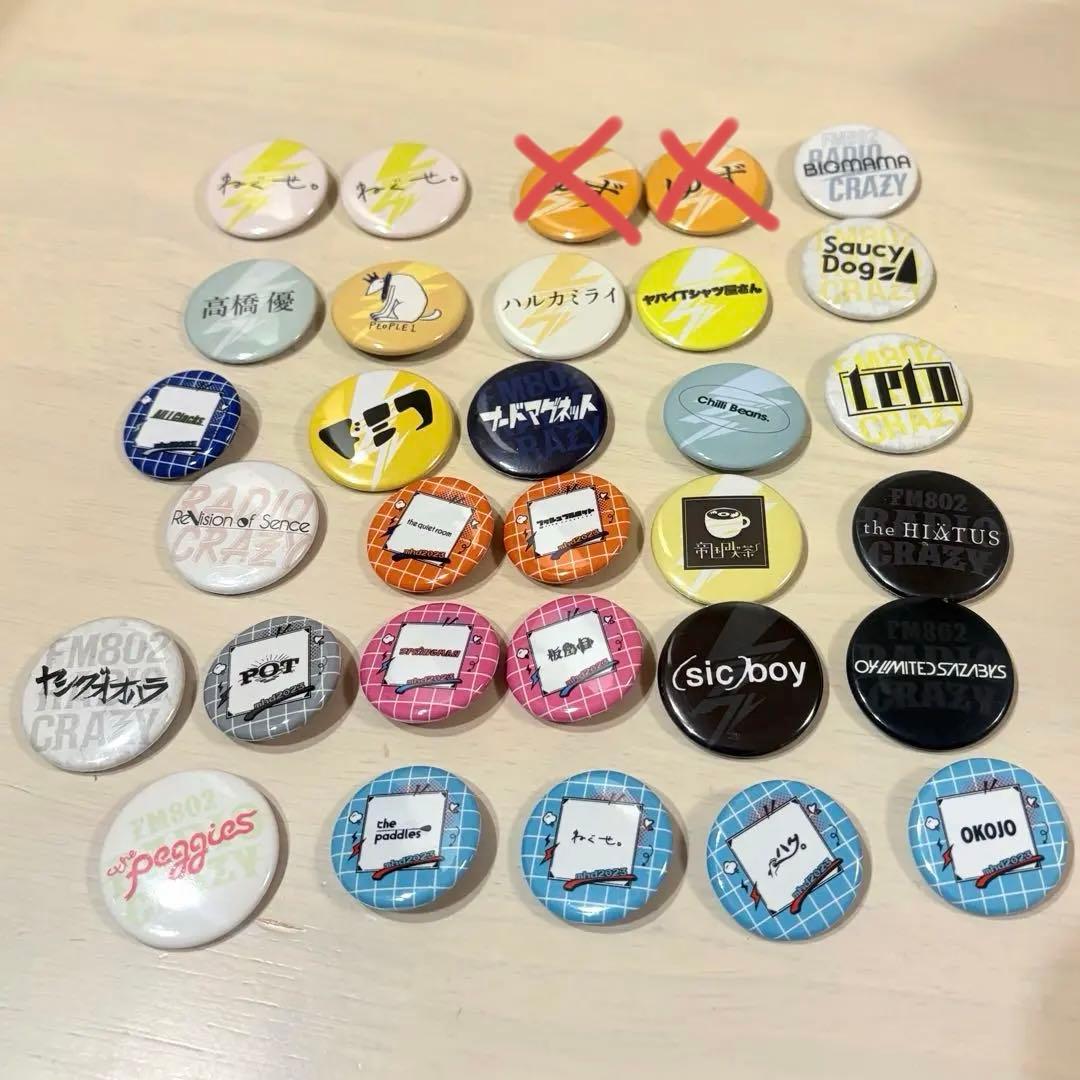 レディクレ缶バッジ　セット