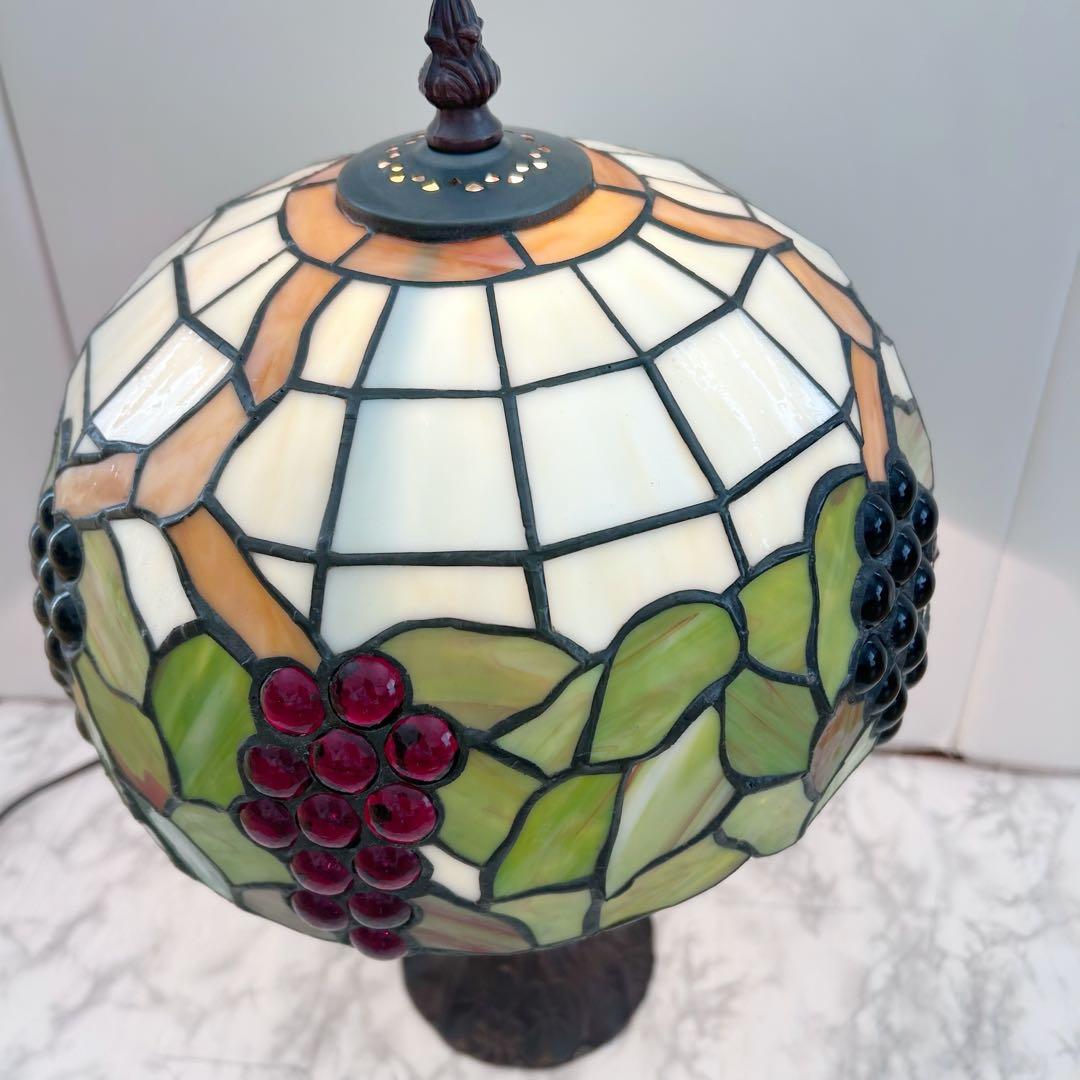 ティファニーランプ ステンドグラス　葡萄ランプ ヴィンテージレトロ　アンティーク