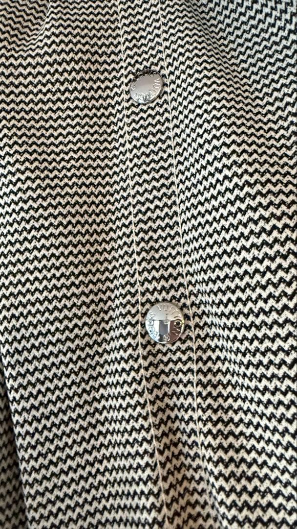 ルイヴィトンフレアーキュロット38ブラックベージュ