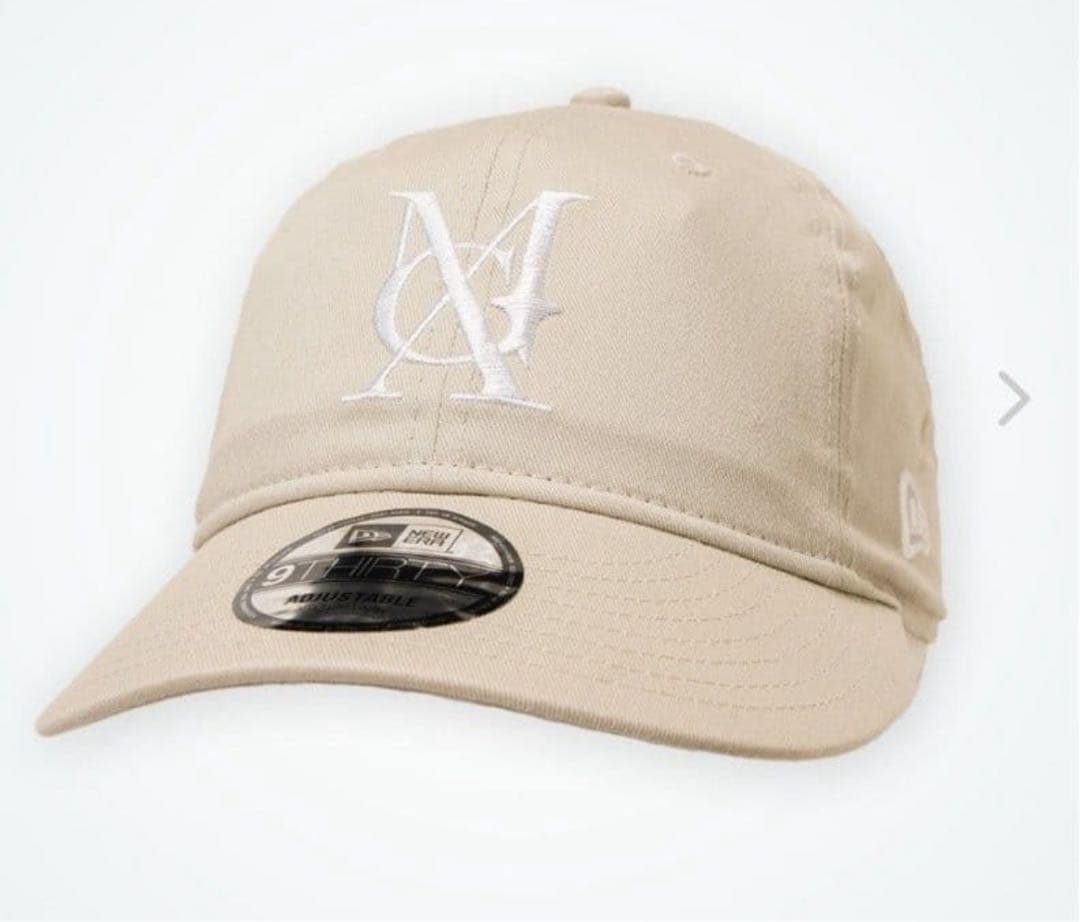 Mrs. GREEN APPLE ベージュ キャップ ニューエラ ピンズ付き