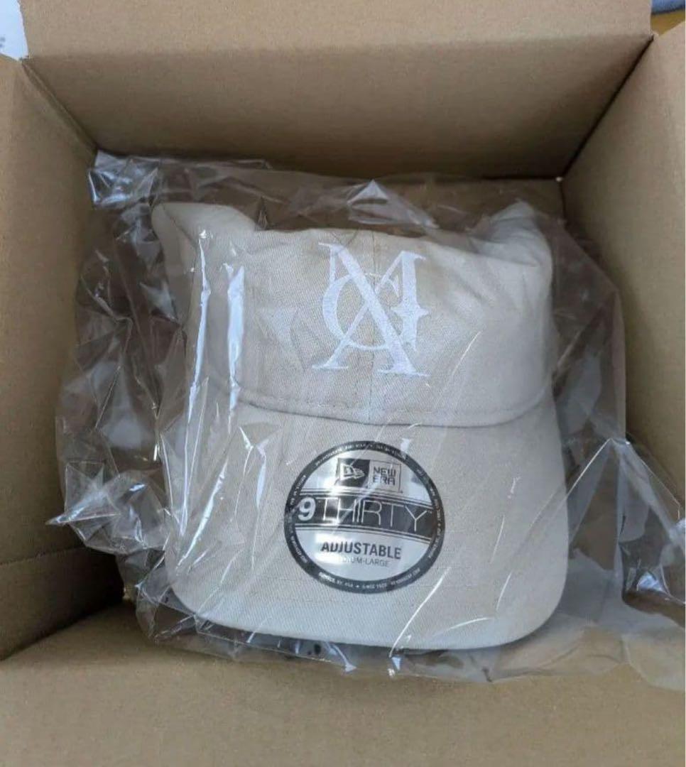 Mrs. GREEN APPLE ベージュ キャップ ニューエラ ピンズ付き