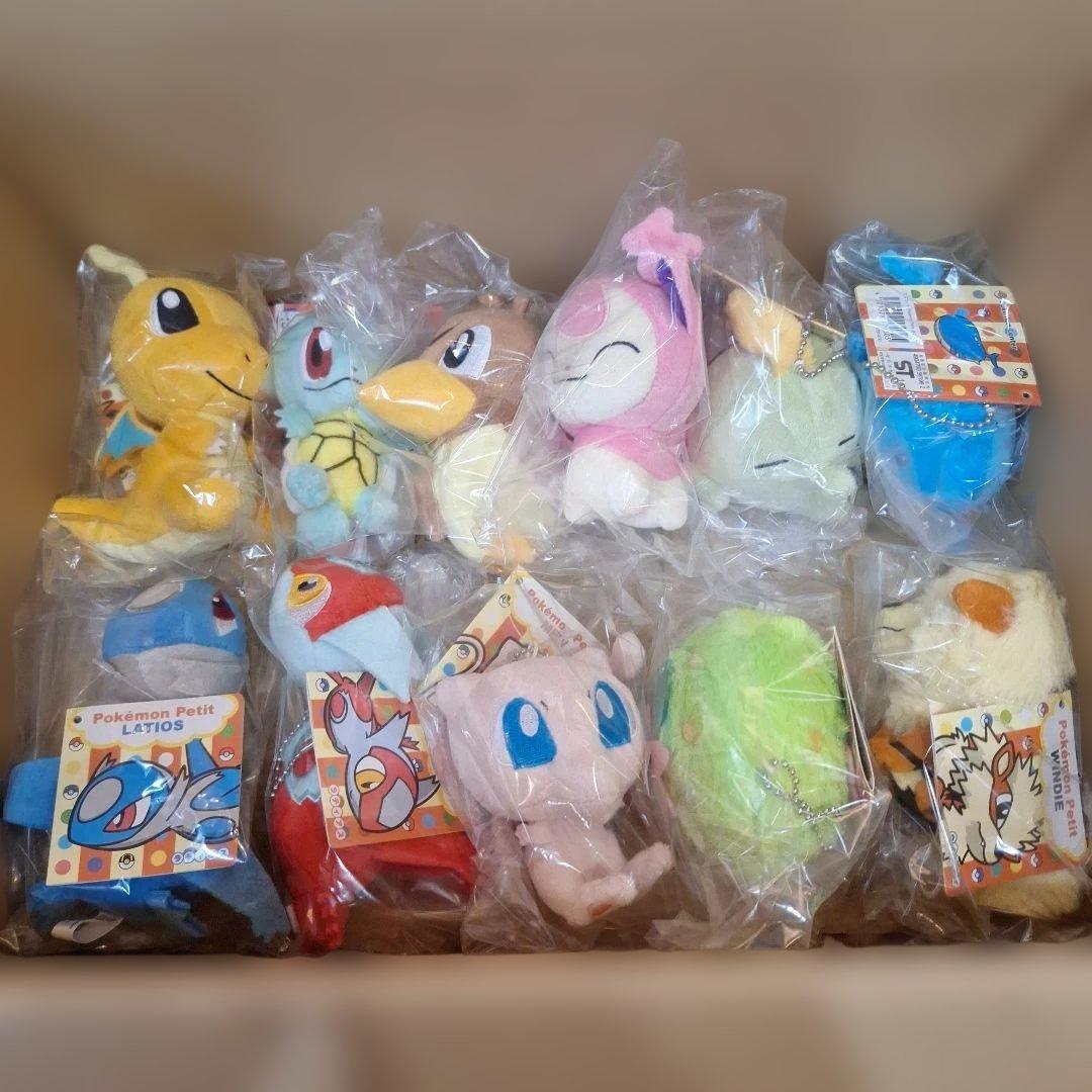 全てタグ付き　Pokémon　petit　マスコット　ぬいぐるみ　まとめ