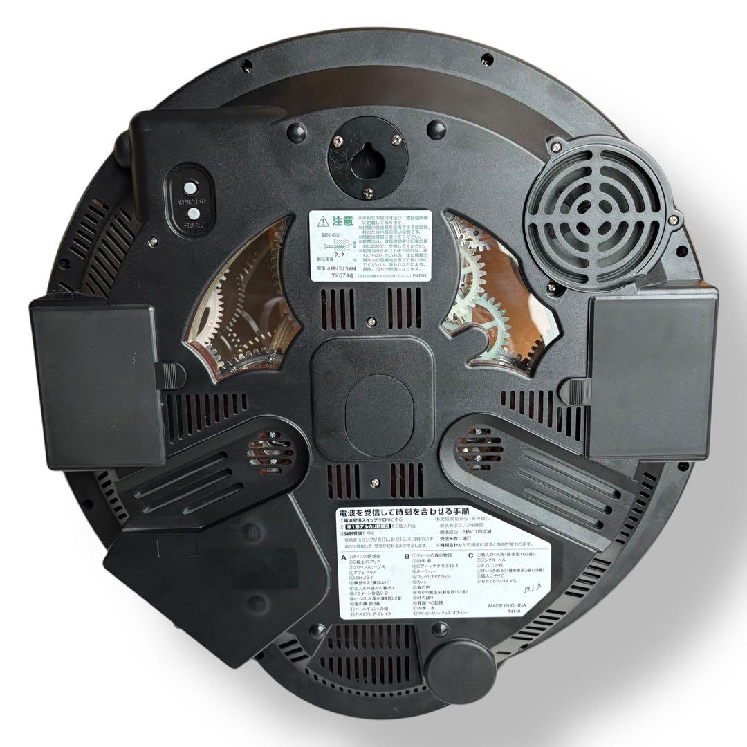 【美品】リズム スモールワールド 4MN515RH 掛け時計 からくり時計30曲