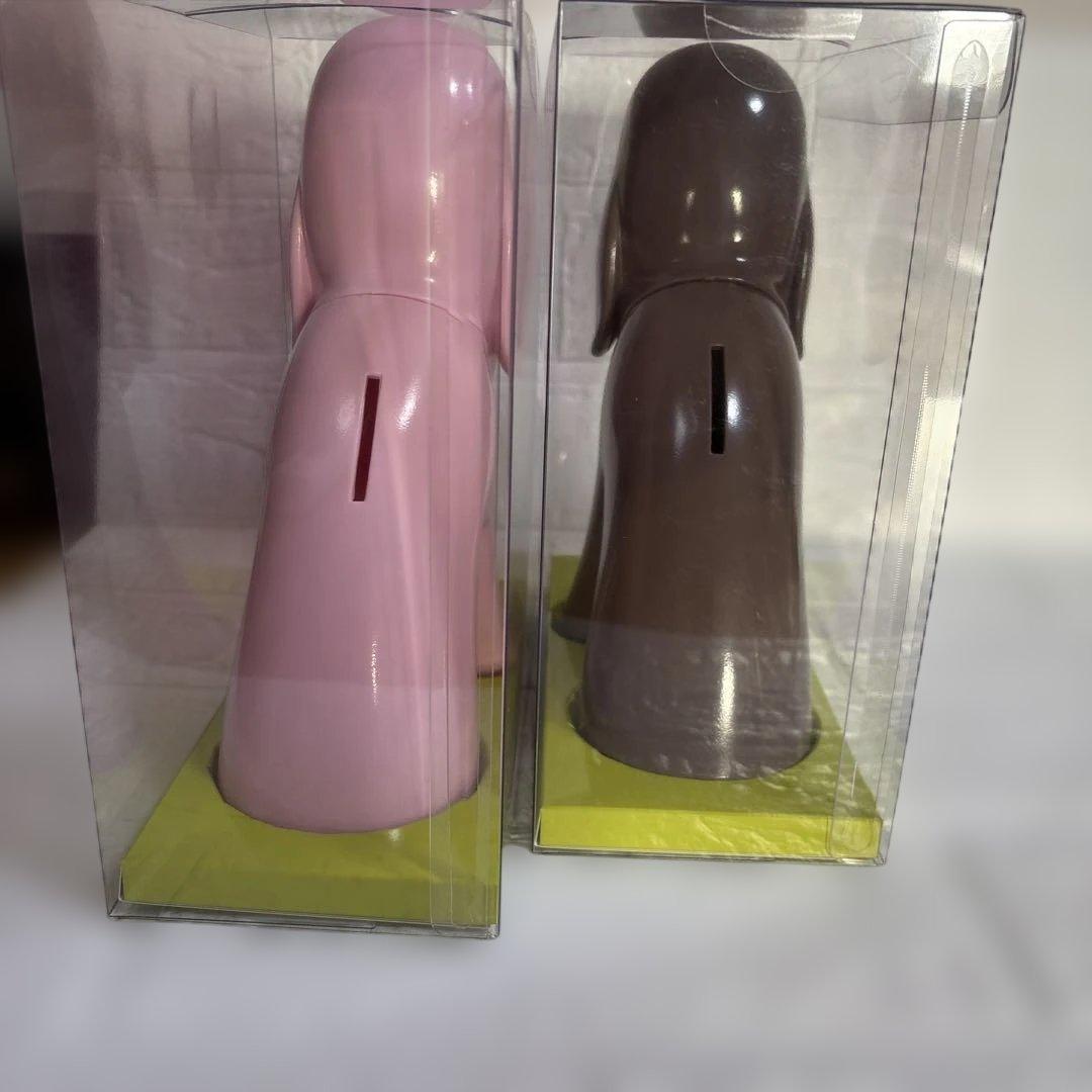 奈良美智 あおもり犬貯金箱 ピンク・ココア