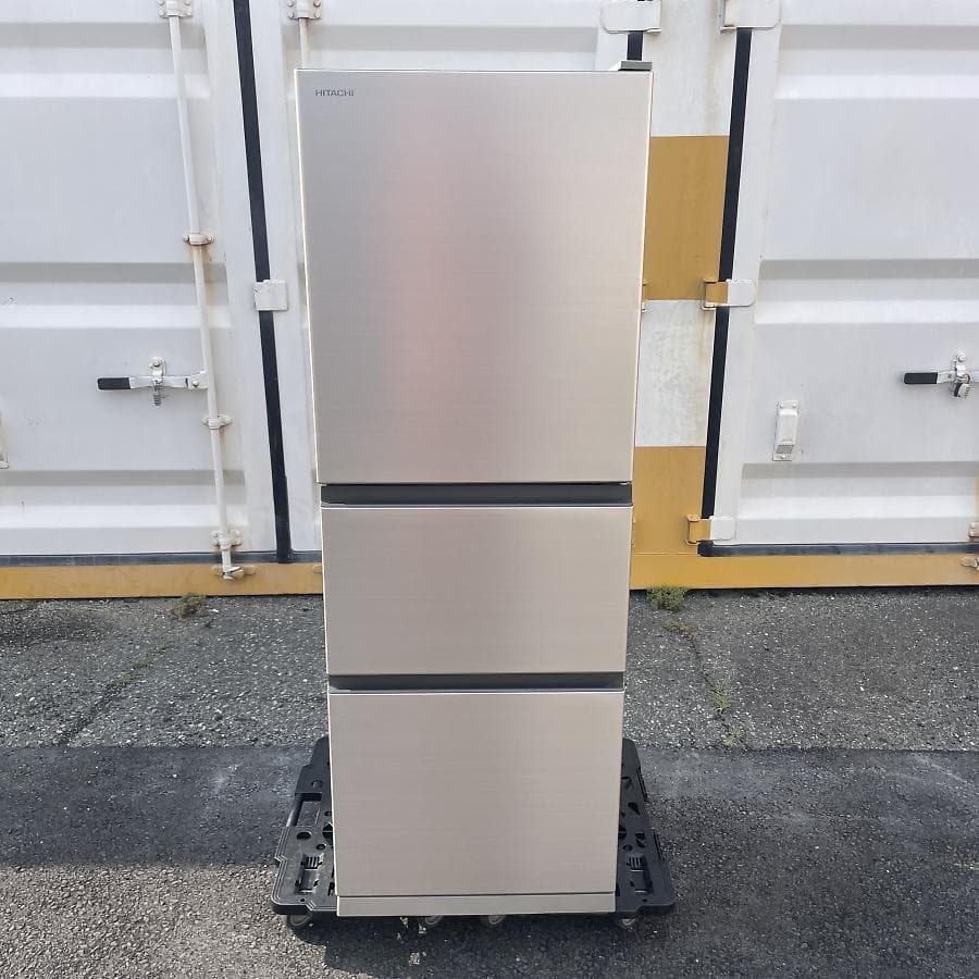 2021年製■日立 3ドア冷蔵庫 265L まんなか野菜室 R-27NV-N