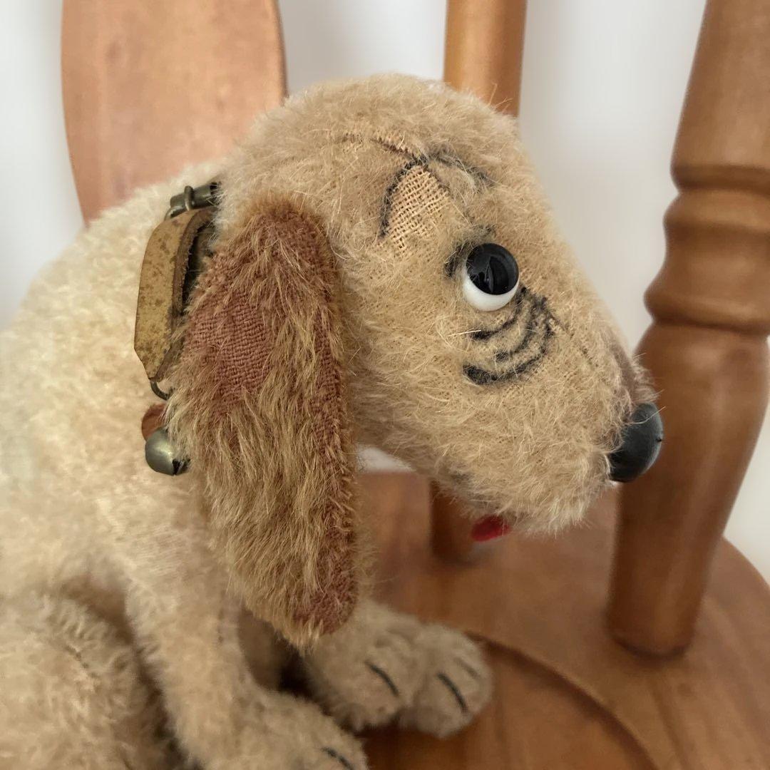 国内作家　ケイタベア　いぬのぬいぐるみ　帽子付き　アンティーク　一点物