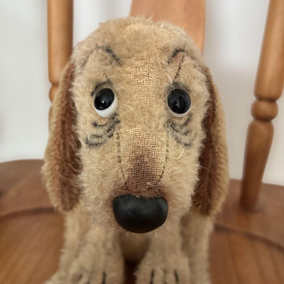 国内作家　ケイタベア　いぬのぬいぐるみ　帽子付き　アンティーク　一点物