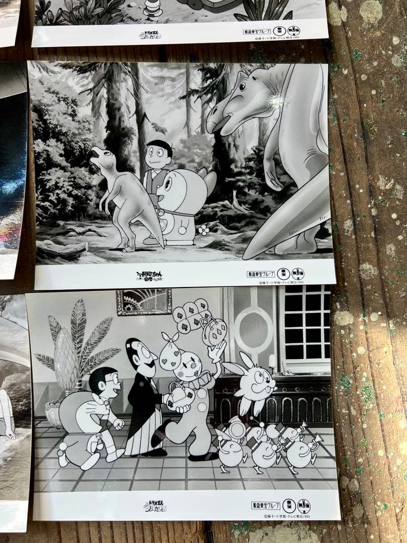 映画ドラえもん のび太とブリキの迷宮 1993年劇場用 スチール写真 8枚セット