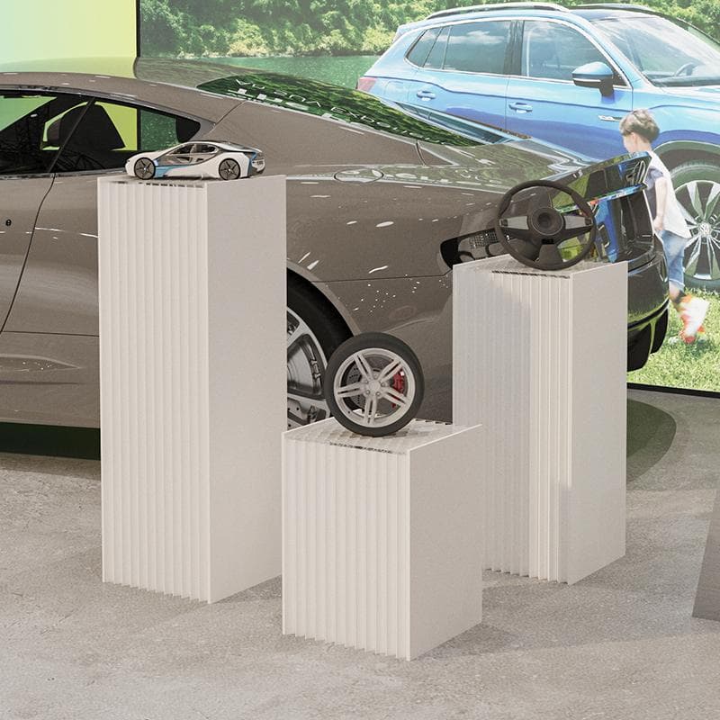 ディスプレイスタンド高さ68㎝長さ50㎝展示台 陳列台 組立不要 展示会イベント