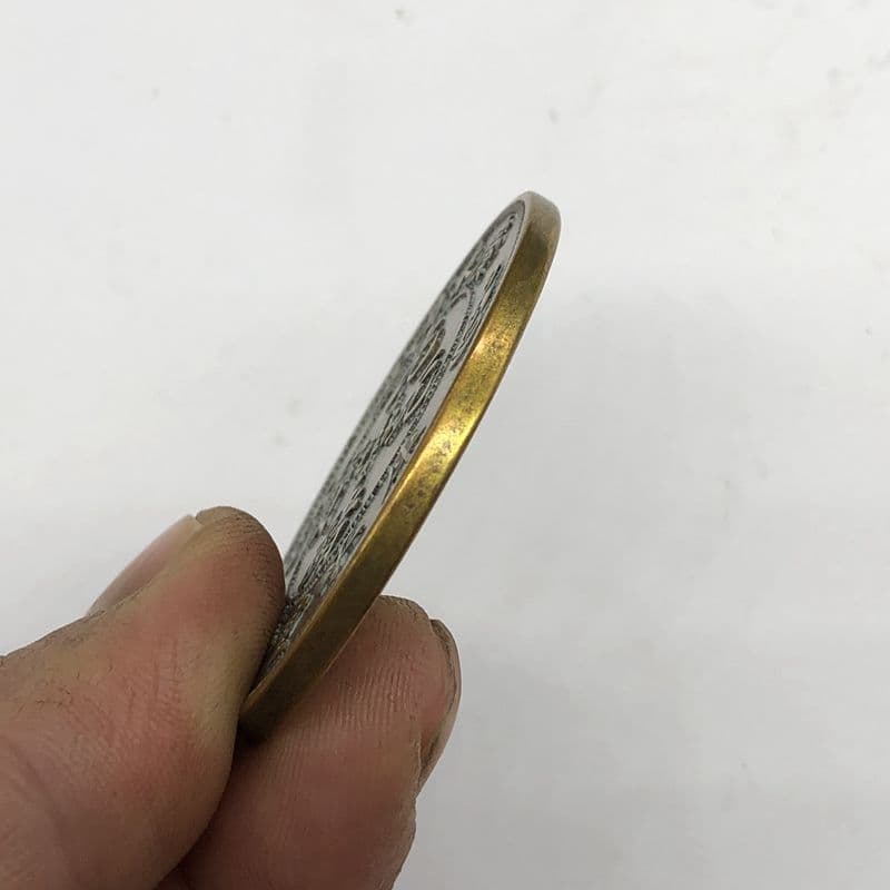 銅板銅貨コレクション広東双龍銅板広東省造双龍銅板直径44ミリ