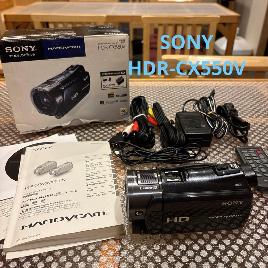 ビデオカメラ SONY HANDYCAM HDR-CX550V