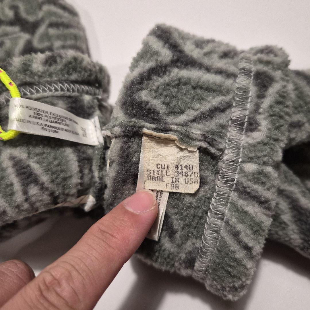 幾何学　90s Patagonia 手袋 ミトン　1998年　usa製　シンチラ