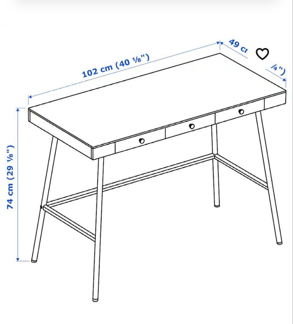 イケア IKEA リルオーセン デスク