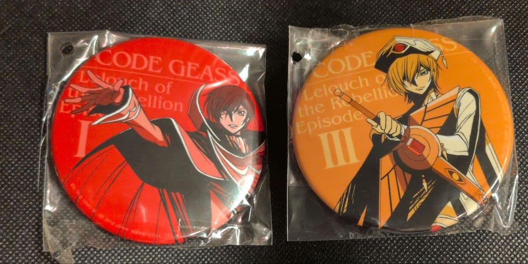 コードギアス 反逆のルルーシュ 缶バッジ　Memories of Geass