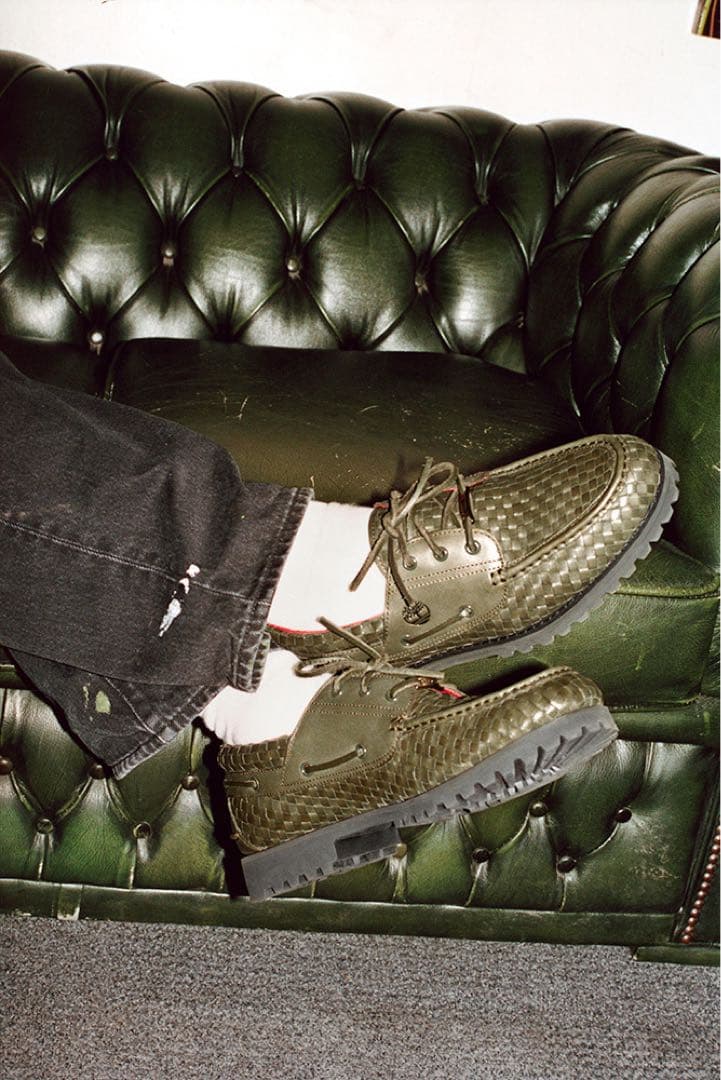 靴 supreme timberland woven 3-eye Lug shoe