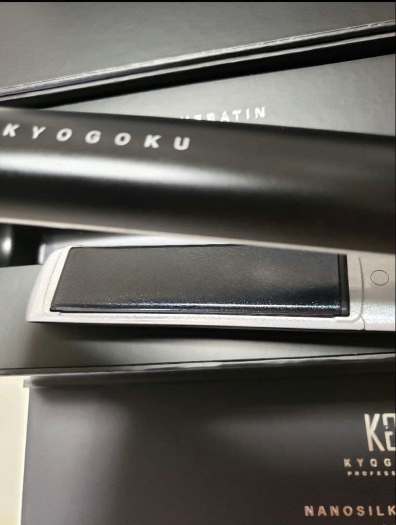 ヘアアイロン KYOGOKU NANOSILK KERATIN STRAIGHT IRON