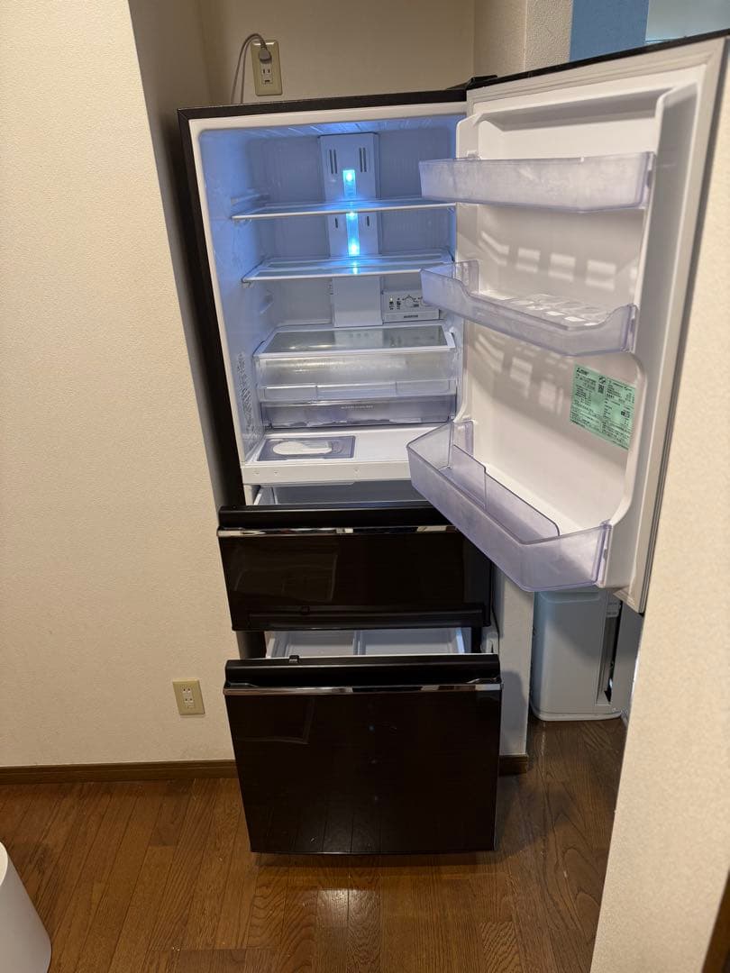 三菱 冷蔵庫 MR-CX33C-BR 2018年製