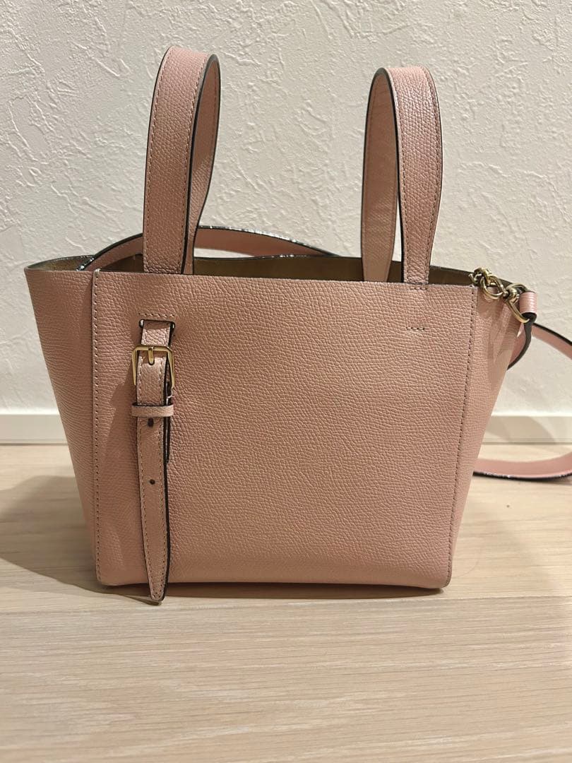 Valextra バケットバッグ マイクロ ペオニア