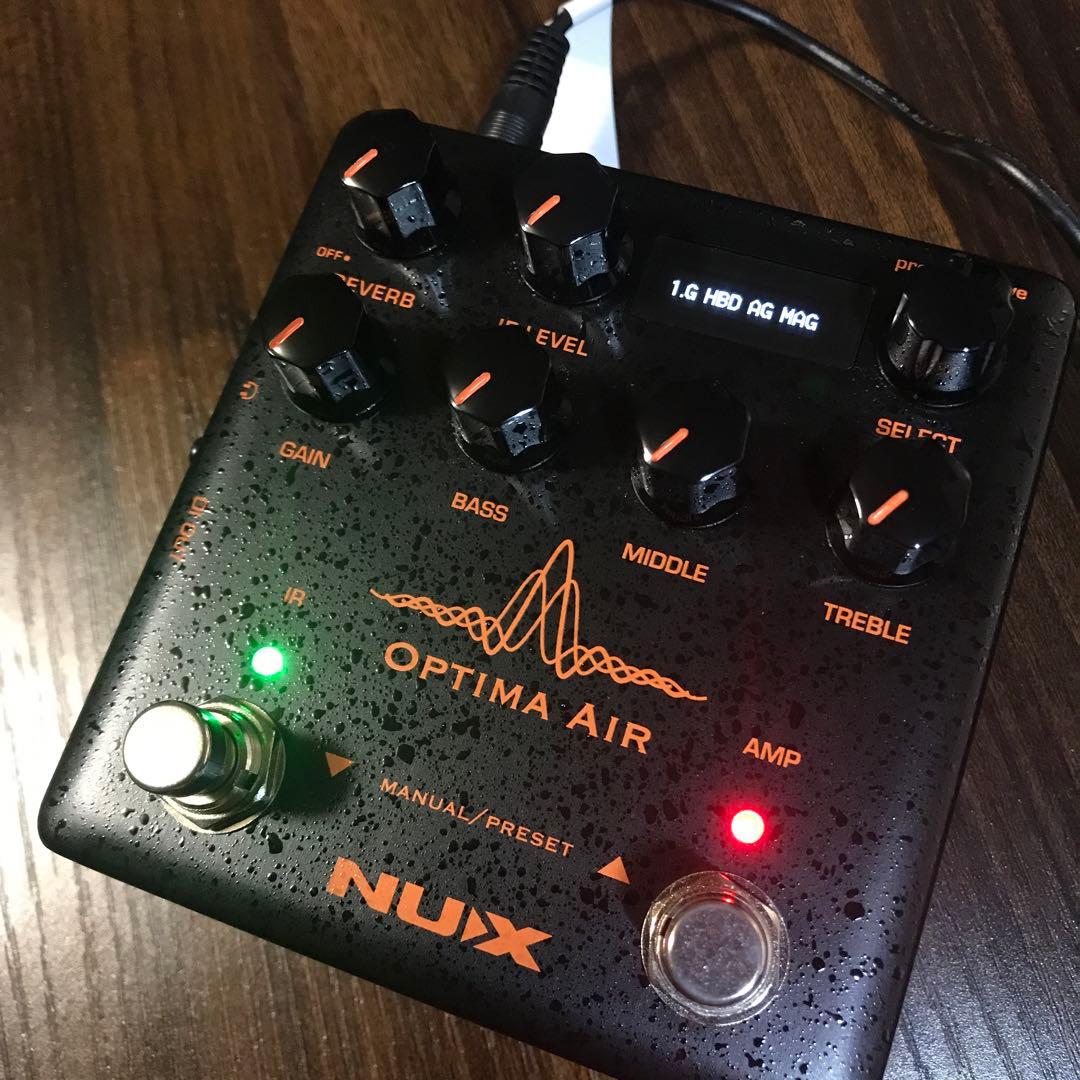 NUX OPTIMA AiR アコギ用IRプリアンプ