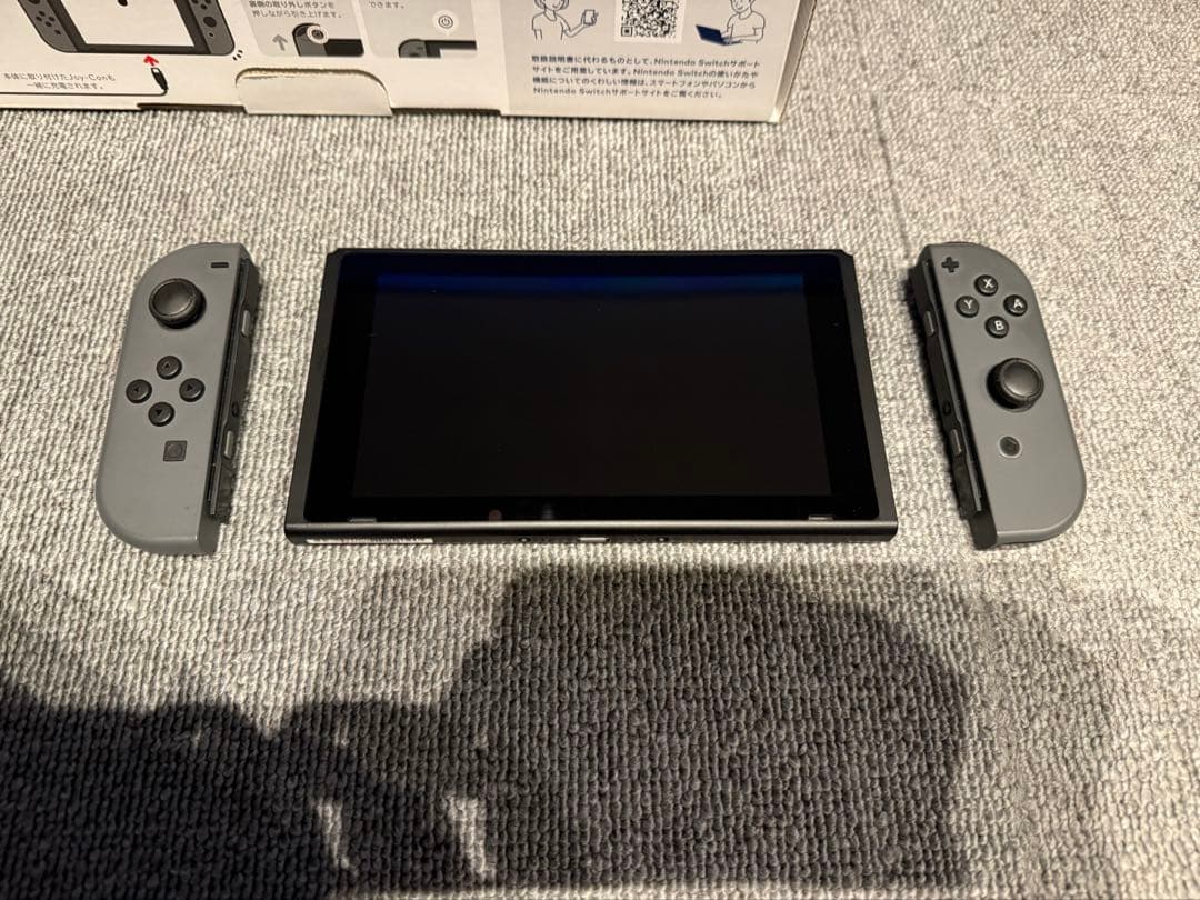 初代Nintendo Switch グレー 本体 付属品完備 美品