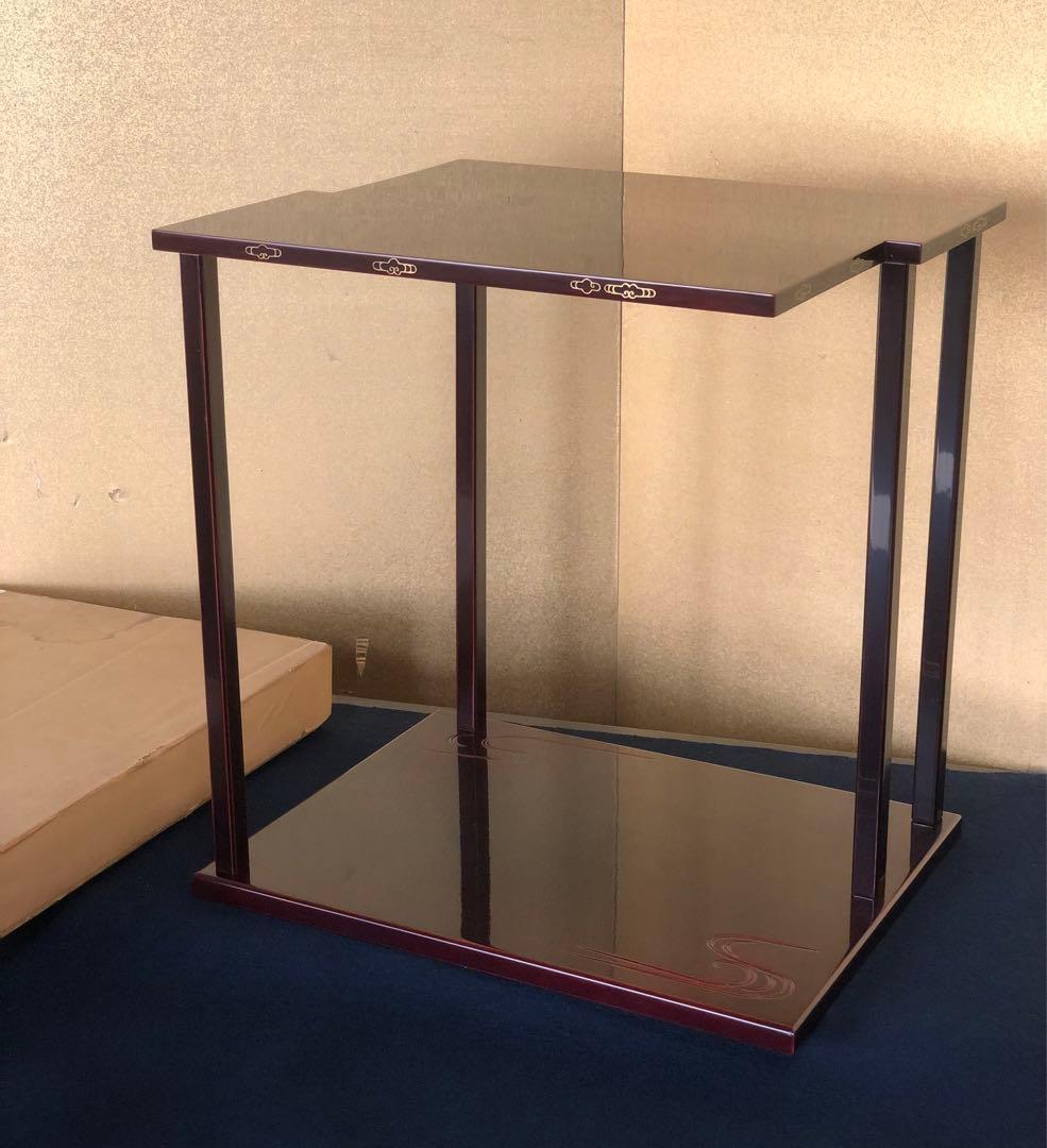 《レ》茶道具 鵬雲斎好 山雲棚 組立式 元箱　251118え3