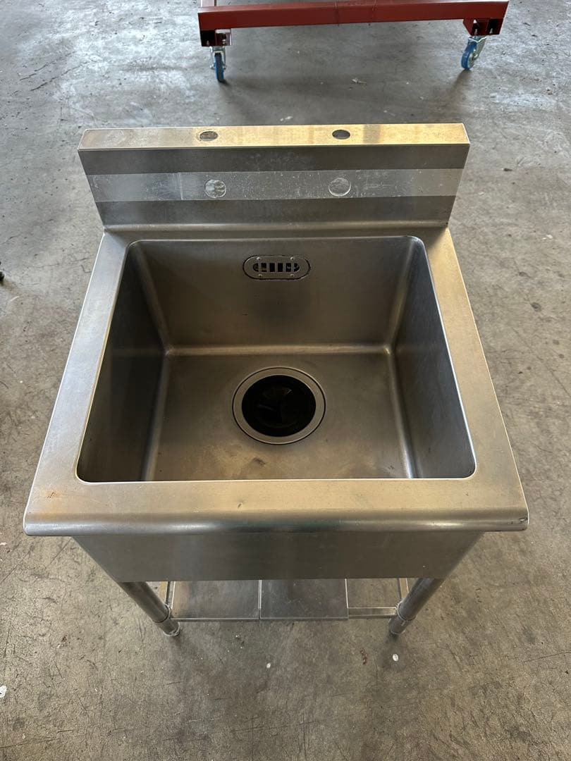 1槽シンク 業務用 ステンレス 流し台 厨房用品 600×600 茨城県引取歓迎