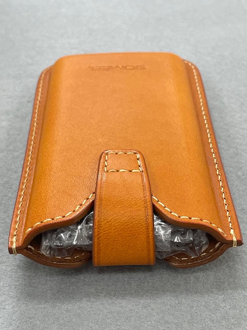 【未使用】NW-ZX100専用ソメスサドル製ケース カラー・キャメル