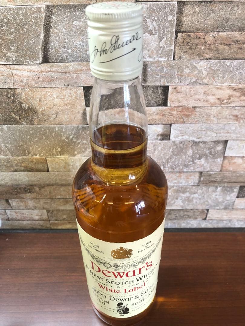 希少！旧旧ラベル。Dewar's White Label 750ml 43%