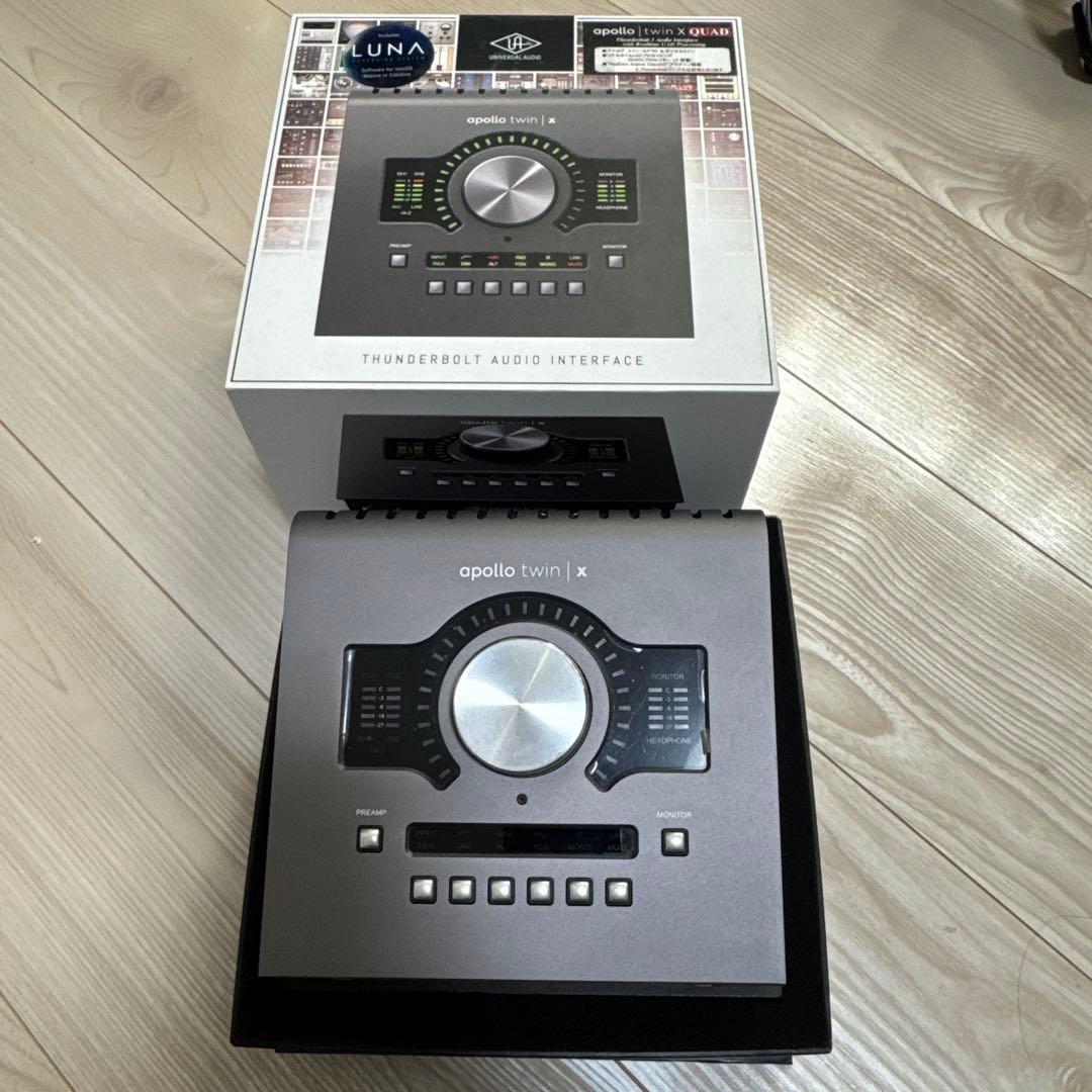 Apollo Twin X Quad Thunderbolt プラグイン多数