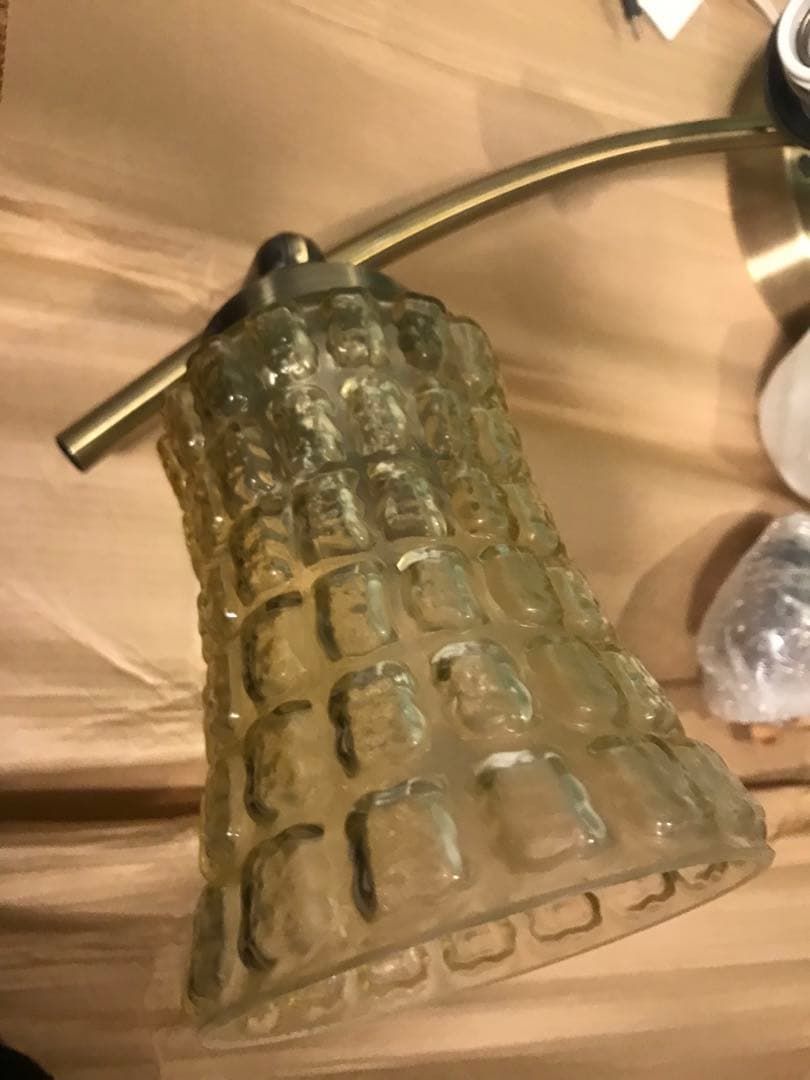 美品シーリングライト（シャンデリア）ガラス4灯ビーカンパニーb-company